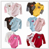 Kit body Carter's manga longa com 5 unidades