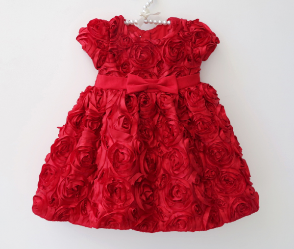 Vestido Rosas vermelhas